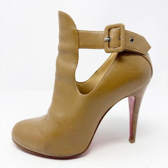 Christian Louboutin Tan Ankle Boots - Picture 7 of 15